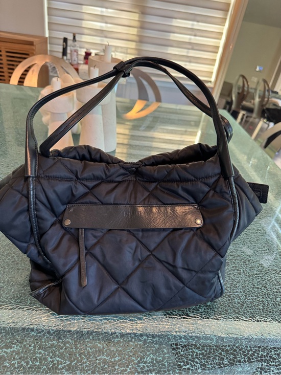 MZ Wallace Handbags - MZ Wallace Quilted Black Shoulder Tote Bag